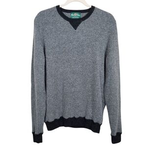 Alan Paine England Super Geelong Lambswool Sweater Grey UK 44 US Mens Size L